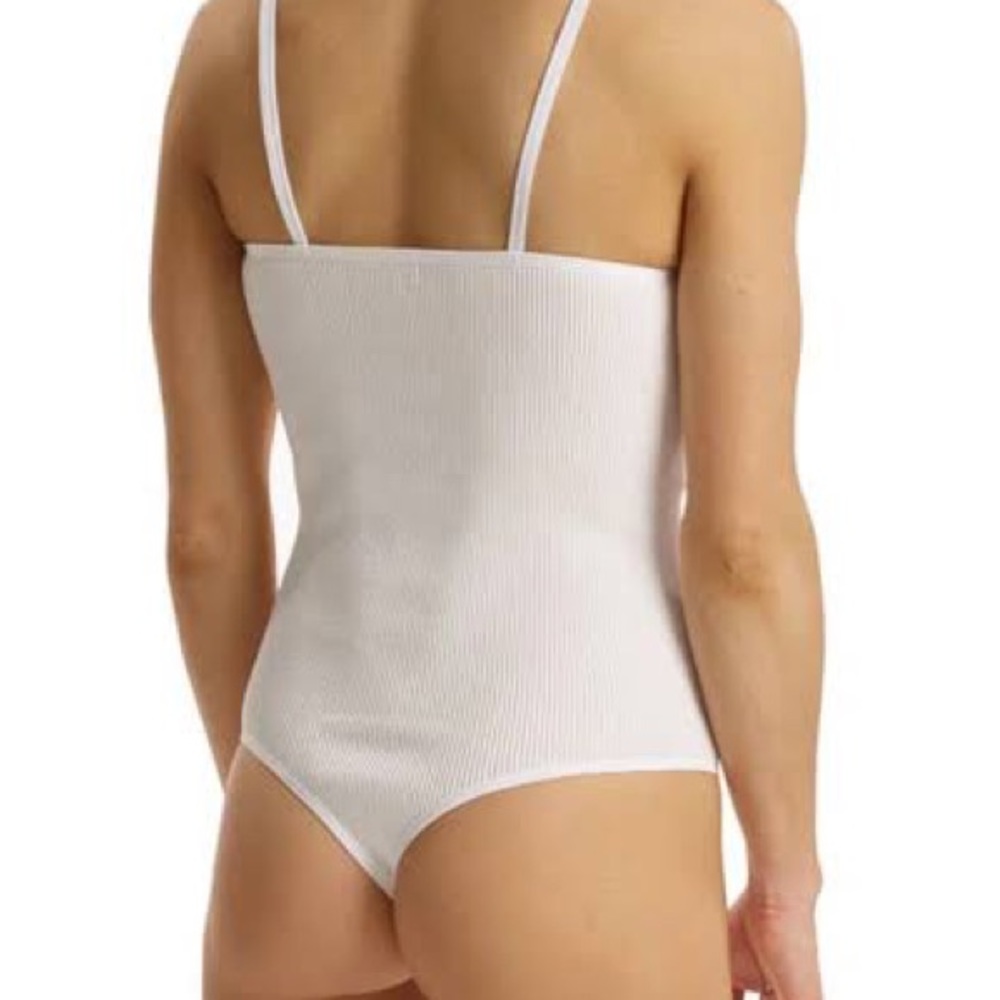 COMMANDO Round Neck Ribbed Bodysuit | Size M/L - Picture 2 of 8